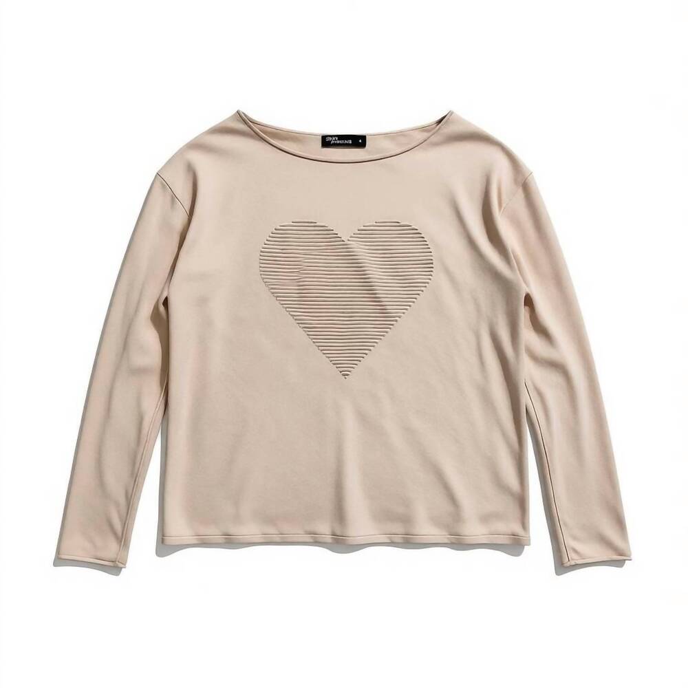 NEW JEAN PASCALE women’s long sleeve shirt in pink
